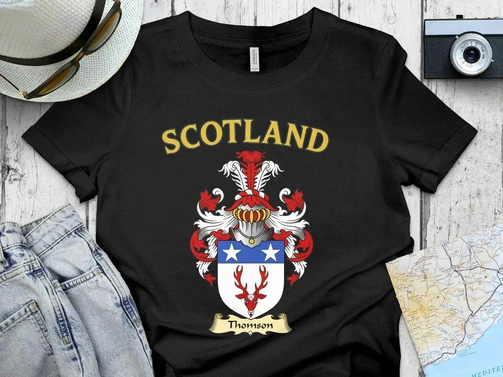 Clan Thomson Crest T-Shirt – Scottish Heritage M