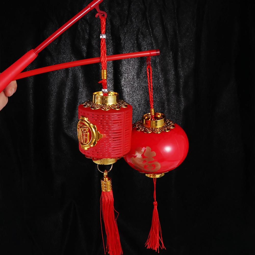 Lucky Spring Festival Lantern Antique Red  Lantern New Year Handheld Lantern  Children's Toy
