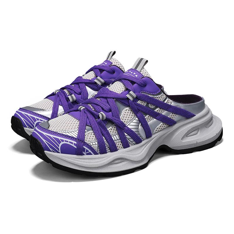 

Новый бренд Пара спортивной обуви Многополосные Дизайнерские Кроссовки на толстой подошве Повседневная Унисекс обувь Ретро Всепогодные Сетчатые Летние Шлепанцы 39