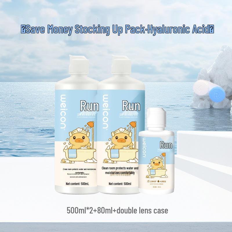 ვეიკანგ ჩენსი ფერადი კონტაქტური ლინზების ხსნარი ქალებისთვის - მიოპიის მოვლა, ხელმისაწვდომია დიდ და პატარა ბოთლებში