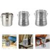 Stainless Steel Brush Cleaner Leak-Proof Brush Cleaning Container Airtight Brush Washer  Watercolor