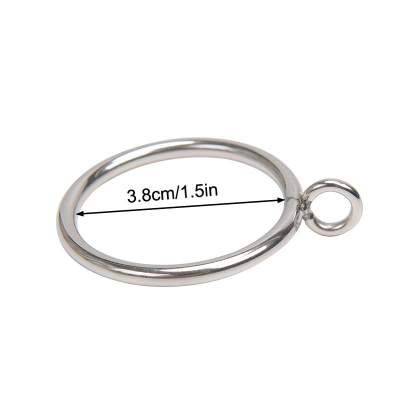 Anneau de rideau avec œillet, Lot de 20 Anneau de rideau en métal Pince pour panneau de rideau, Diamètre intérieur 1,5 pouces