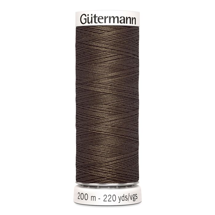 All-textile Thread - GUTERMANN - 748277-252 - 200m - 1 Spool - Brown