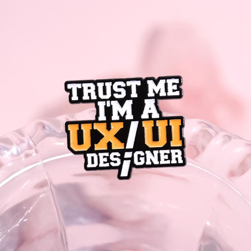 Creative Design Office Accessories Cute Cartoon Character Brooches For Personal Style