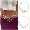 Imitation Pearl Beach Shell Waistband Adjustable Women's Necklace Shell Starfish Waist Chain  Women
