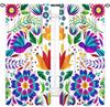Mexican Flowers Curtains,Traditional Mexico Style Colorful Floral Cinco De Mayo Dia De Los Muertos Boho Botany Rustic Style