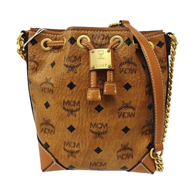 [Occasion] Sac Seau en Cuir Souple Berlin Visetos Monogramme à Cordon de Serrage Bandoulière Mini - Bon État #I2VAVP