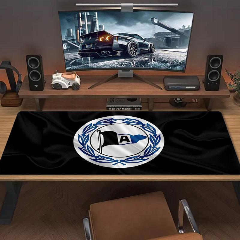 DSC Arminia Bielefeld Large Size Mouse Pad Large Gaming Table Cushion Non-slip Laptop Tablet Big Mousepad XXL Mat Mini PC Playmat With Lock edge