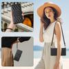 For Samsung Galaxy A35 5G Case Rhombus Stitching Wallet Stand Leather Phone Cover with Long/Short Strap