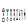 Magnetic Stackable 430 Stainless Steel Double-Ended Measuring Spoon Set with Scale