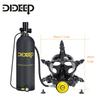 DIDEEP X4000Pro+ Diving Mask & 1L Oxygen Tank Set