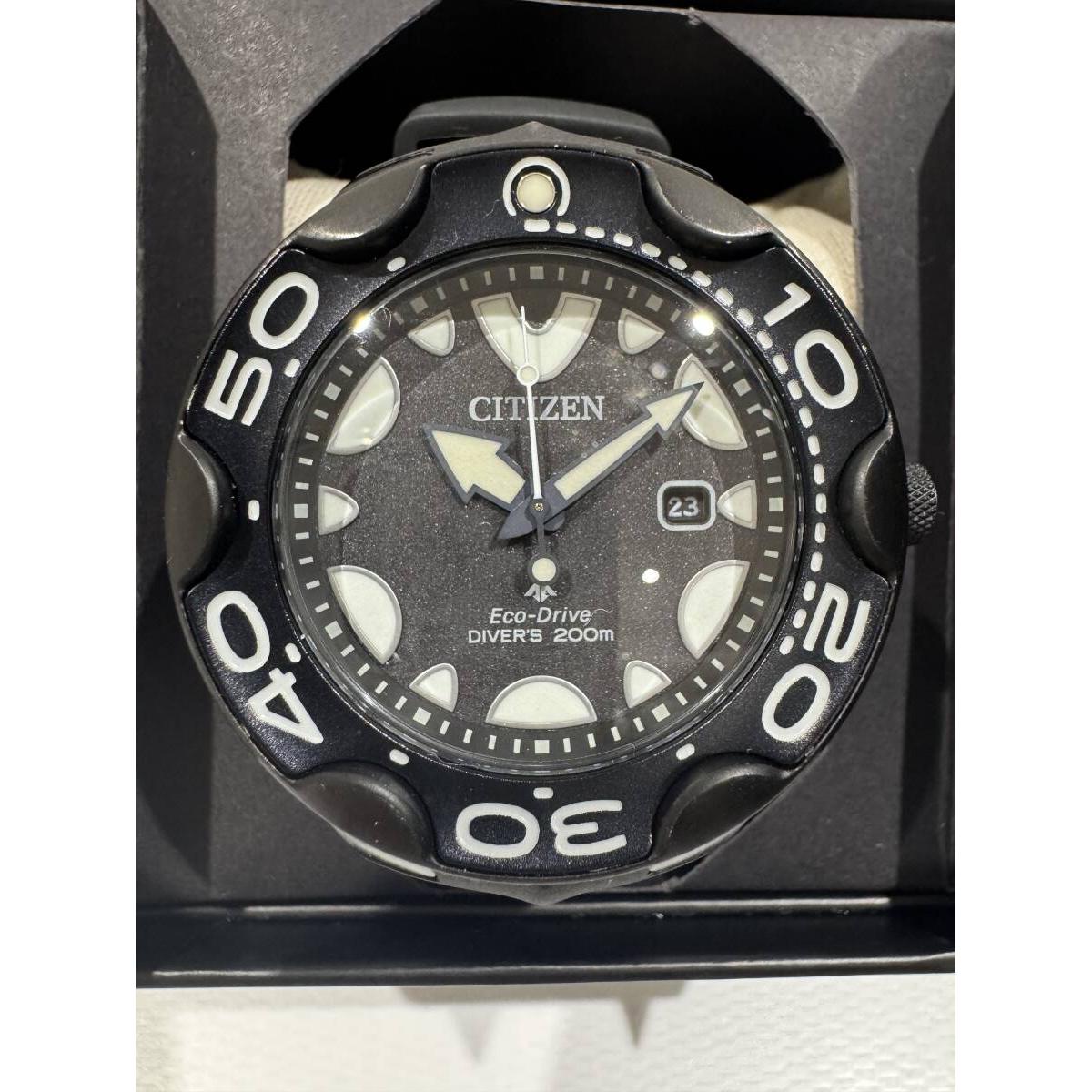 Final price reduction [Good condition] Citizen CITIZEN Promaster Marine Eco-Drive Divers 200m Killer Whale Solar May 25 E168-A5WBH03
