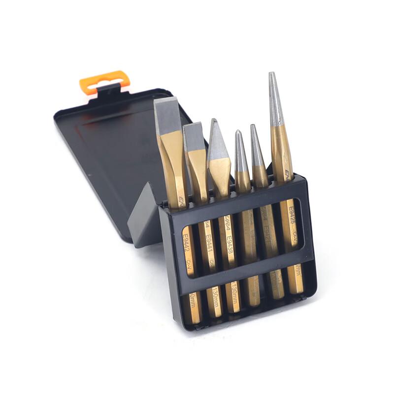 ENDURA 6-Piece CrV Steel Punch and Chisel Set