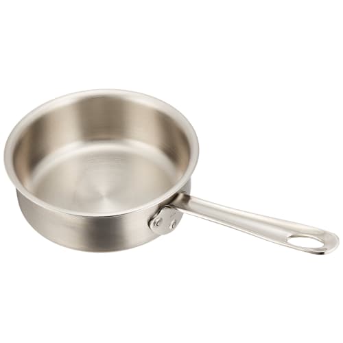 Endo Shoji Commercial Torino Saut? Pan, 15cm, Induction Cooktop Compatible, Aluminum-Clad Triple-Layer Steel, Made in Japan, ASTH501