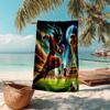 1pc Dragon Ball Soccer Match Cartoon Quick Dry Microfiber Bath Towel for Swimming Surfing Camping Unisex Holiday. SJT720196