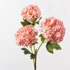 4pcs Silk Fake Flowers Artificial Hydrangeas Branch Wedding Decoration Green Flower Simulation 3D Fruit Ball Hydrangea Plant
