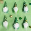 St. Patrick Day Pendant Home Decor Green Doll Ornaments Faceless Rudolph Hangers Dwarf Hanging