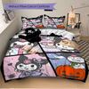 Kuromi Halloween Adventures Print 3Pcs Bedding Setduvet Cover With 2 Bedropillowcase Home Birthday Gift