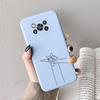 Case For Poco X3 Pro Pocox3 X 3 NFC Cute Heart Flower Back Cover Soft Silicone Matte Protective Funda For Xiaomi Poco X3 Pro Bag