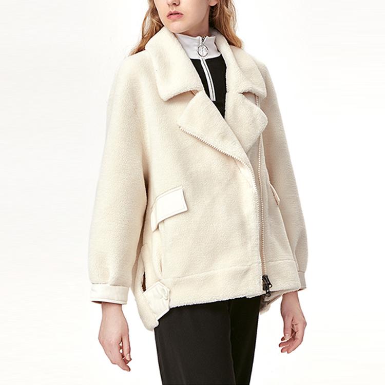 New FILA Velvet Jackets Women's Beige F51W149509F-IV