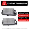 A Pair LED License Plate Light Number Plate Lamp For Nissan Tiida Livina Versa For Infiniti Nissan Skyline V36 G35 G37 350Z