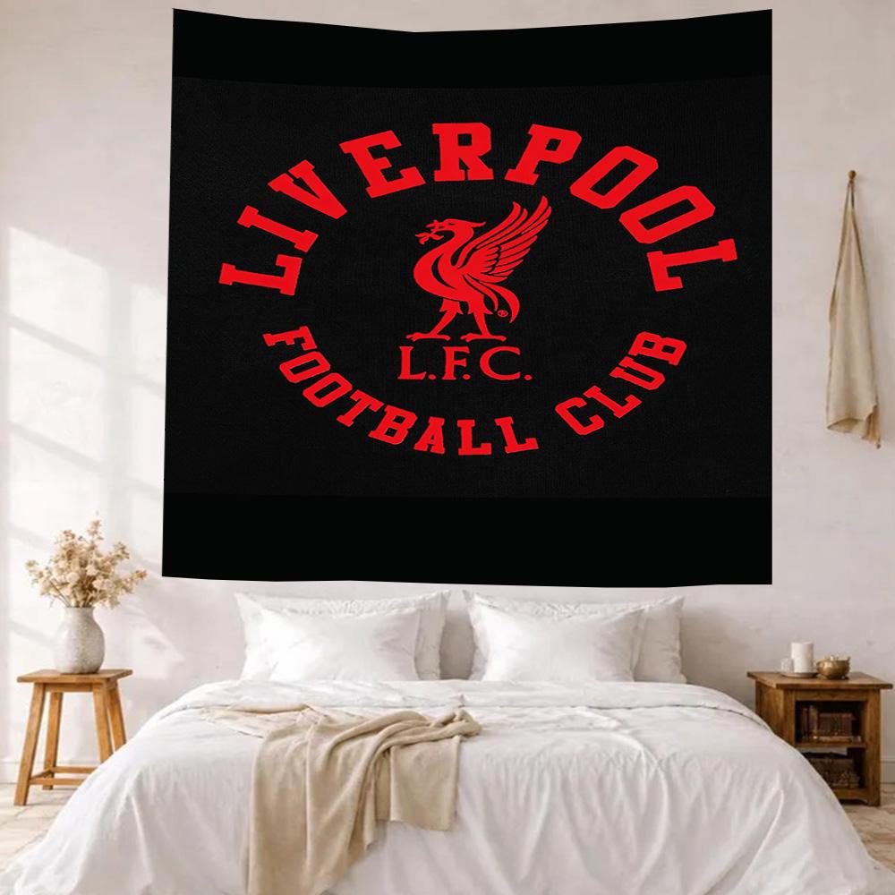 Liverpool Football Club Wall Decor Tapestry Art For Pet Memorial Birthdaywedding Party Backdrop Family Gift