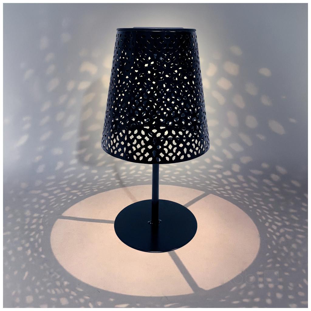 Solar garden lamp LED 4000K IP44 black