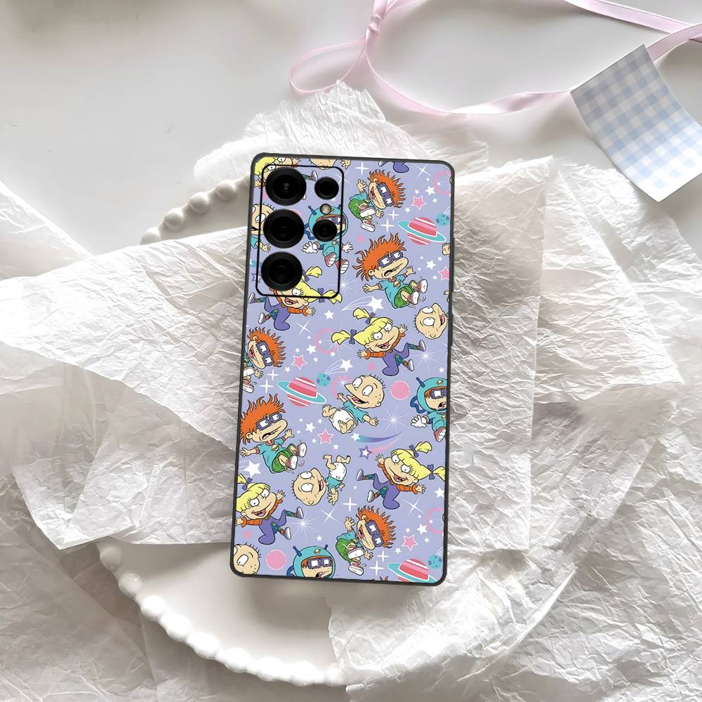 Cartoon Funny R-Rugrats Phone Case For Samsung S 24 Fe 25 Ultra Plus 20 Lite 21 30 22 23 24 22 Ultra 5G Fundas