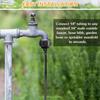 6pcs Heavy-Duty Leak-Proof Hose Connector 3/4" To 1/4" Barb Drip Irrigation Adapter For Garden Tap Compatible With US/EU Faucets