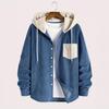 Fashion Trend Spring and Autumn Corduroy Hooded Jacket Is Comfortable and Casual for Daily Commuting for Men