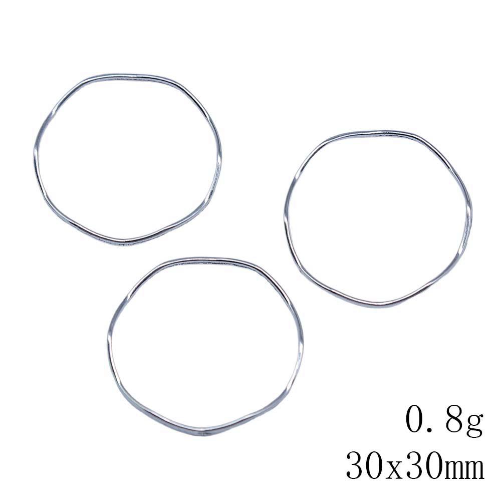 Christmas Decorations Jewelry Findings Hollow Circle Connector Accessories Parts Audience Accessories For Women Necklace And Earrings