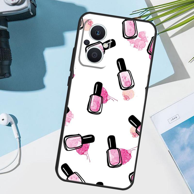 Nail Polish Bottles Collection Cover For OPPO Reno 7 8 Lite 10 12 13 14 Pro 11 F 12F 13F 14F OPPO Find X8 X5 X6 X9 Pro Case