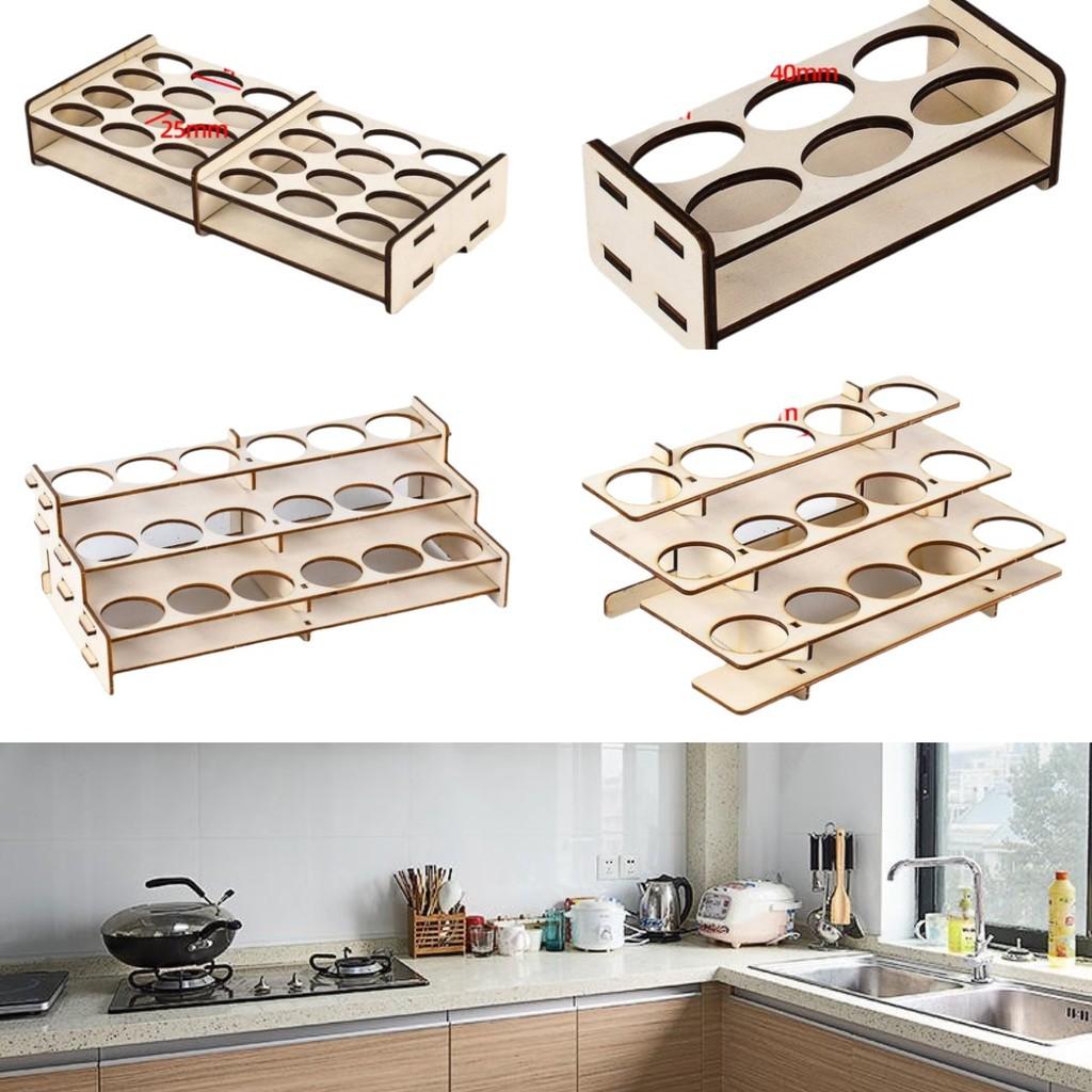 Moduler Model Diy 18 Bottles Paint 3 Tier Storage Stand Organizer Kitchen Studio