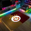 Galatasaray FC Design Crystal Velvet Carpet Cozy Non?Slip Printed Rug For Bedroom Living Room Entrance