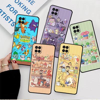 Anime Comic Pokemon Phone Case For Samsung Galaxy A52 A12 A51 A32 A53 A13 A71 A22 A21s A11 A03 A02 A41 A31 A23 A72 A73 TPU Cover