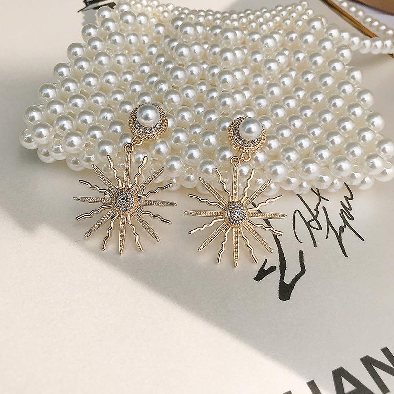 

925 Silver Triangle Dangle Earrings: Korean Style, Elegant Needle Studs for Women