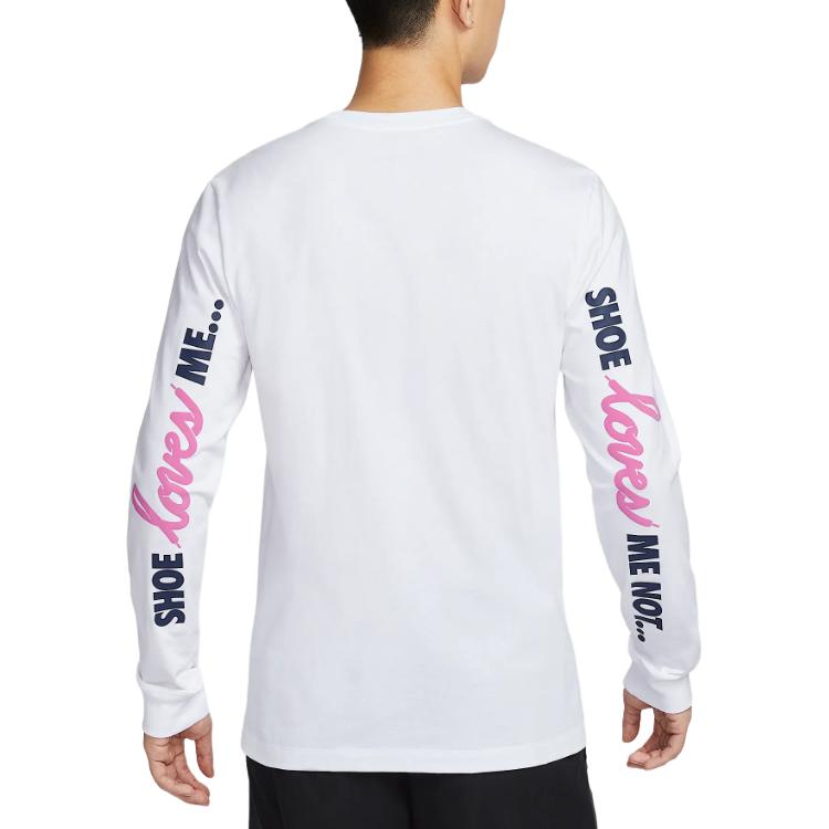 Nike Sportswear FW25 Fashion Versatile Long Sleeve T-Shirt Men Tops White HV9808100