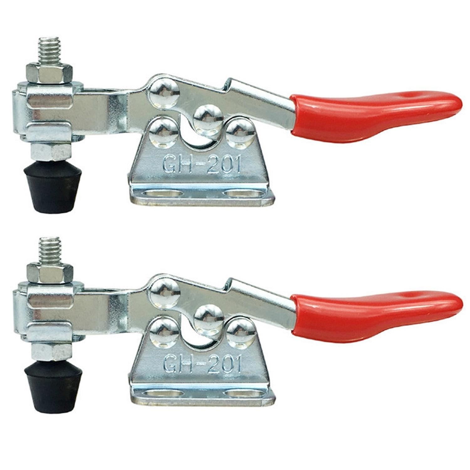 

2/4/8 шт. Горизонтальный быстрозажимной прижимной зажим Патрон Деревообработка Гравировальный станок Компрессор 27 кг Вертикальный тумблерный зажим