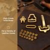 Solid Brass Brass Buckle Hardware Multi-Purpose Use Metal Belt Buckles  For Leather Goods