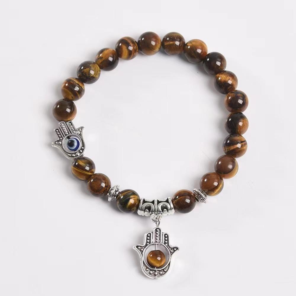 Natural Crystals Healing Stones DIY Jewelry Sweet Girls Amethyst Bracelet Beaded Crystal Bracelet
