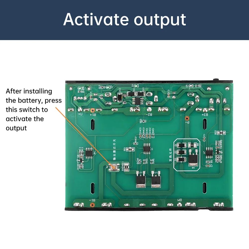 5V 9V 12V Výstup 6x Baterie 18650 UPS Záložní zdroj Bez přerušení Napájení DIY Box Power Banky pro Dům Router Mobilní telefon Tablet Modem