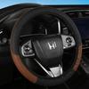 Leather Car Steering-wheel Cover 37CM-38CM Car-styling Interior Accessories Sport Auto Steering Wheel Covers Anti-Slip Universal
