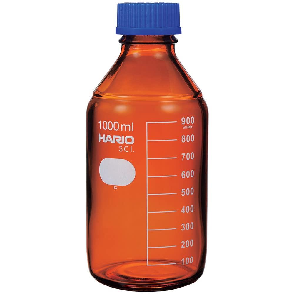 

HARIO Heat-Resistant Screw-Cap Bottle (Brown), 1000ml, NBB-1L-SCI