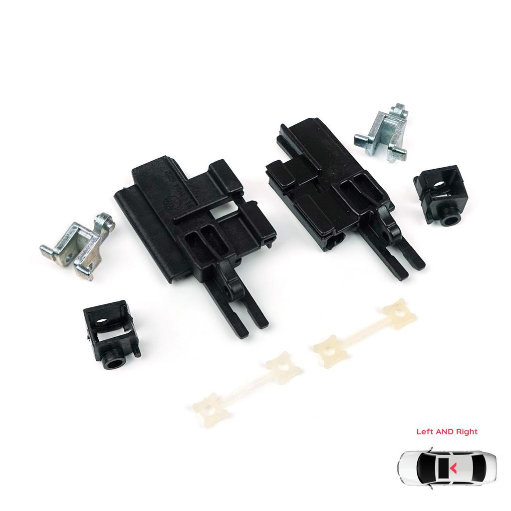 BSR535+BSR536 8 Delar Taklucka Glidskena Vänster Höger Reparationssats för BMW 5-serien E39 1996-2003 4/5 Dörrar X5 E53 2000-2006 811694522 811694523