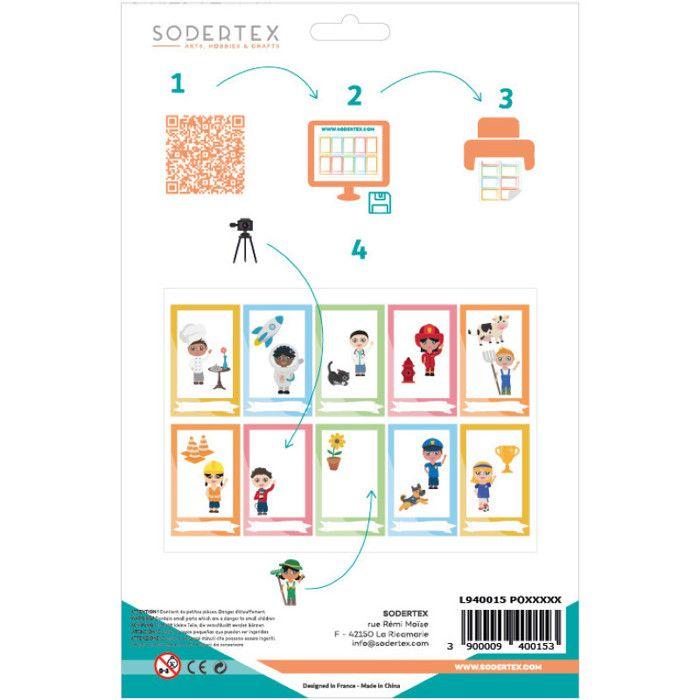 Gommettes Stickers Plus tard je serai... 240 pièces