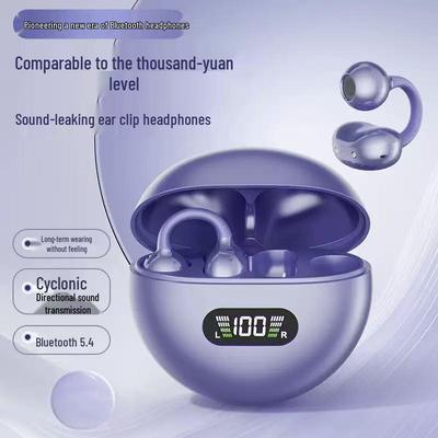 Q71 AI Translation Open-Ear Bluetooth Earphones - Wireless, Clip-on, High-Quality Air Conduction Sound