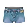 Hochwertige Herren-Baumwollshorts im europäischen und US-Stil Denim-Jeans Unterwäsche für Komfort