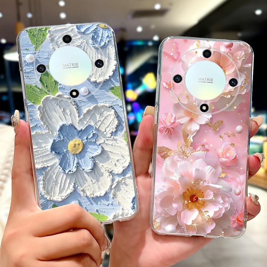 For Honor X9a Case Magic5 Lite Popular Luxury Painted Cover Soft Slim Phone Case For Honor Magic 5 Lite HonorX9a Back Cover Bags