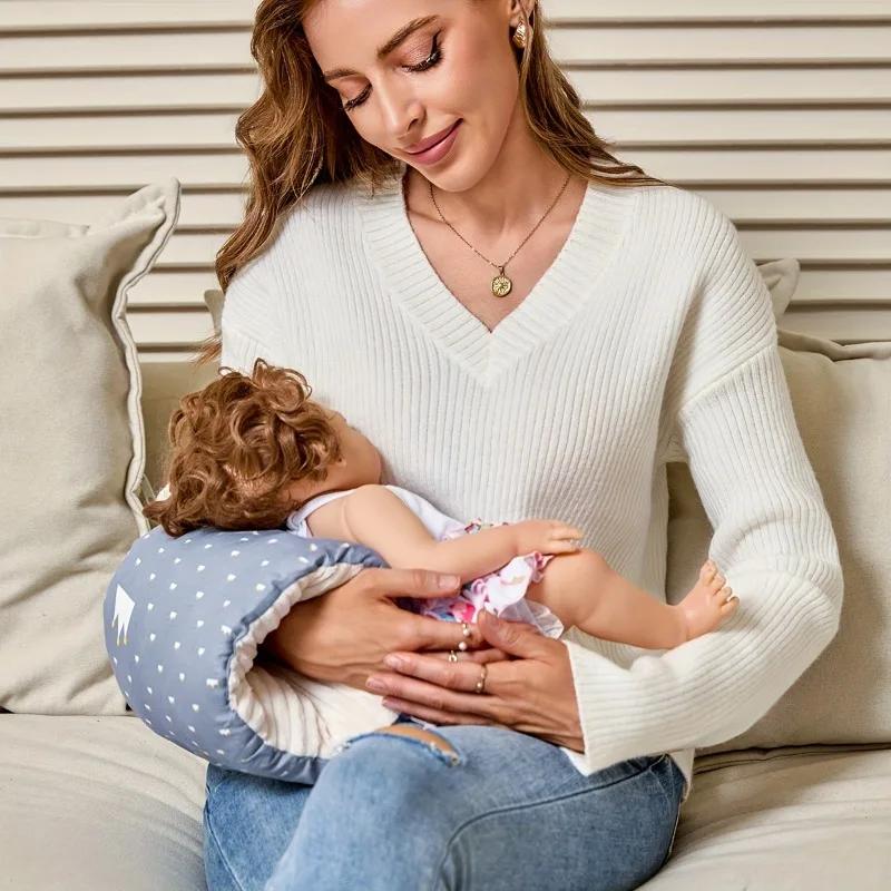 Cozy Arm Pillow - Breastfeeding Nursing Support & Baby Feeding Travel Pillow Comfortable Ergonomic Design Infant Care Essential