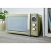 Retro Micro-ondes Numérique 20L, 5 Niveaux Puissance, Décongélation, Minuterie SWAN SM22030GNEU 800W Vert 55122